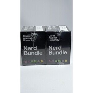 NEW Cards Against Humanity - Nerd Bundle 6 Pack 190 Cards LOT OF 2 Sealed in Box